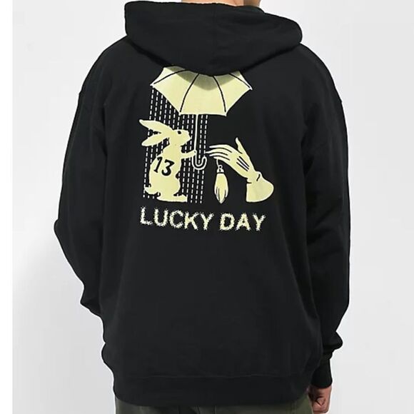 ZUMIEZ - Empyre Lucky Day Black Zip Hoodie - Picture 1 of 3